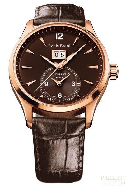 1931 Pink Gold Collection by Louis Erard (brown)
