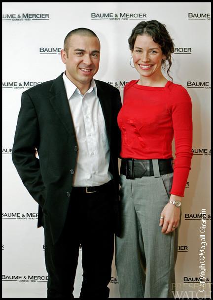 Baume & Mercier collection 2009 and Evangeline Lilly