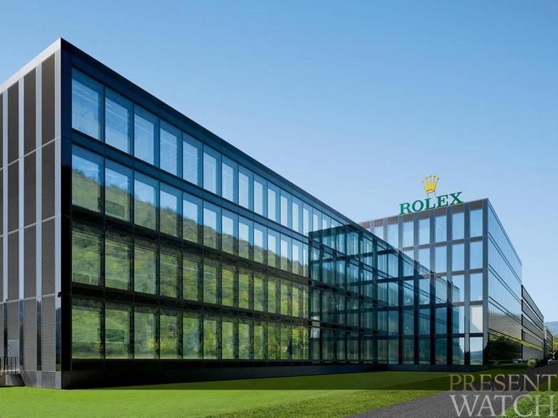 THE ROLEX BUILDING AND HIS XXI CENTURY FACTORY