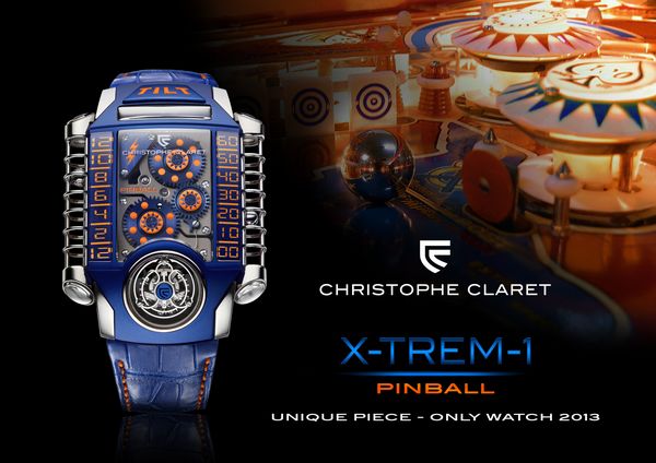 Discover the new Christophe Claret x-tream 1 Pinball only watch