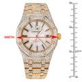 Diamond Audemars Piguet Royal Oak: Full Pave Dial Bracelet: Rose Gold Mens Watch: Item# 968289