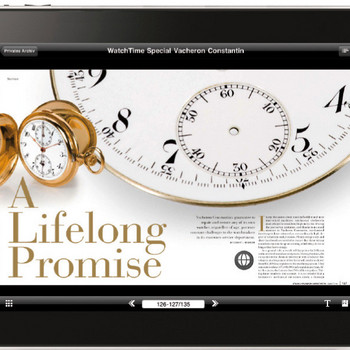 The WatchTime iPad-Application