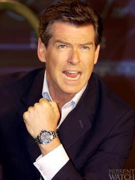 PIERCE BROSNAN and OMEGA watch 