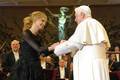Inma Shara and His Holiness Pope Benedict XVI