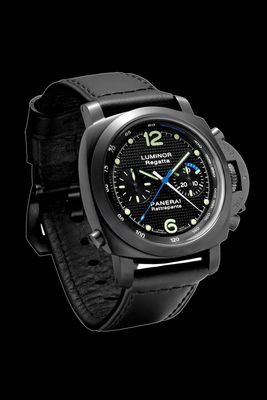 LUMINOR 1950 REGATTA RATTRAPANTE 44 MM, DLC watch - Presentwatch.com
