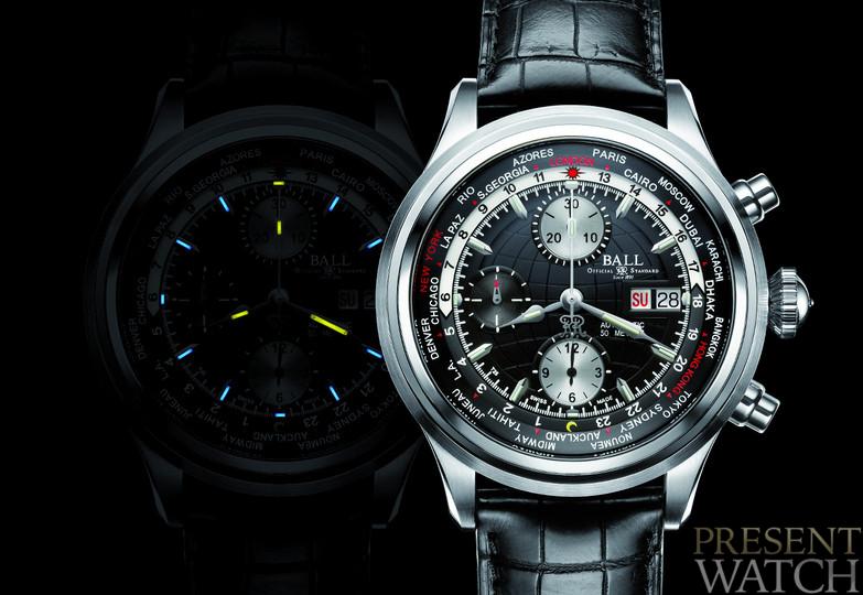 Trainmaster Worldtime Chronograph by ball watch