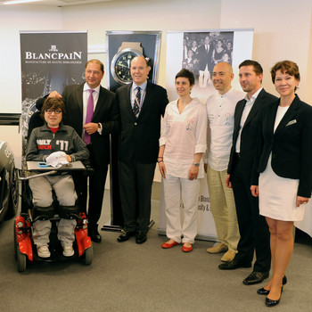 HSH Prince Albert II of Monaco and Blancpain for an exceptional auction