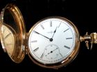 1884 Elgin 14K Hunters Pocket Watch 