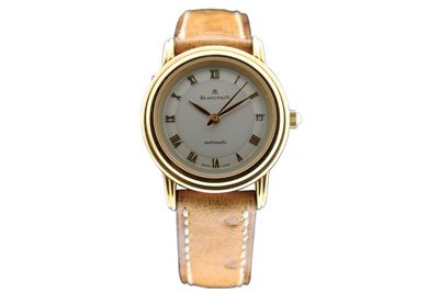 Buy a Blancpain, Ref. 170. Yellow gold lady's wristwatch with cream ...