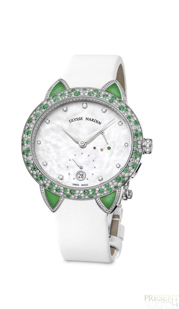 The First Ulysse Nardin Manufactured Caliber for ladies: The Jade
