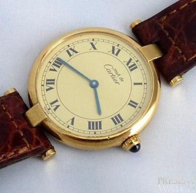 relogio cartier vermeil